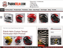 Tablet Screenshot of pabrikhelm.com